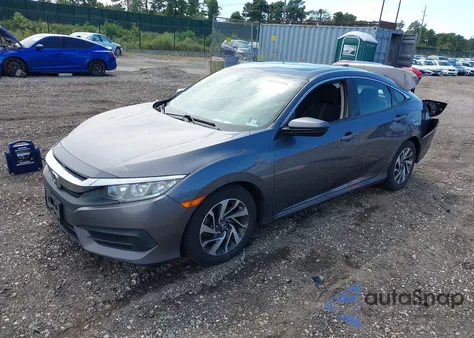 2017 Honda Civic Ex из США, поврежденный, VIN 19XFC2F78HE220104